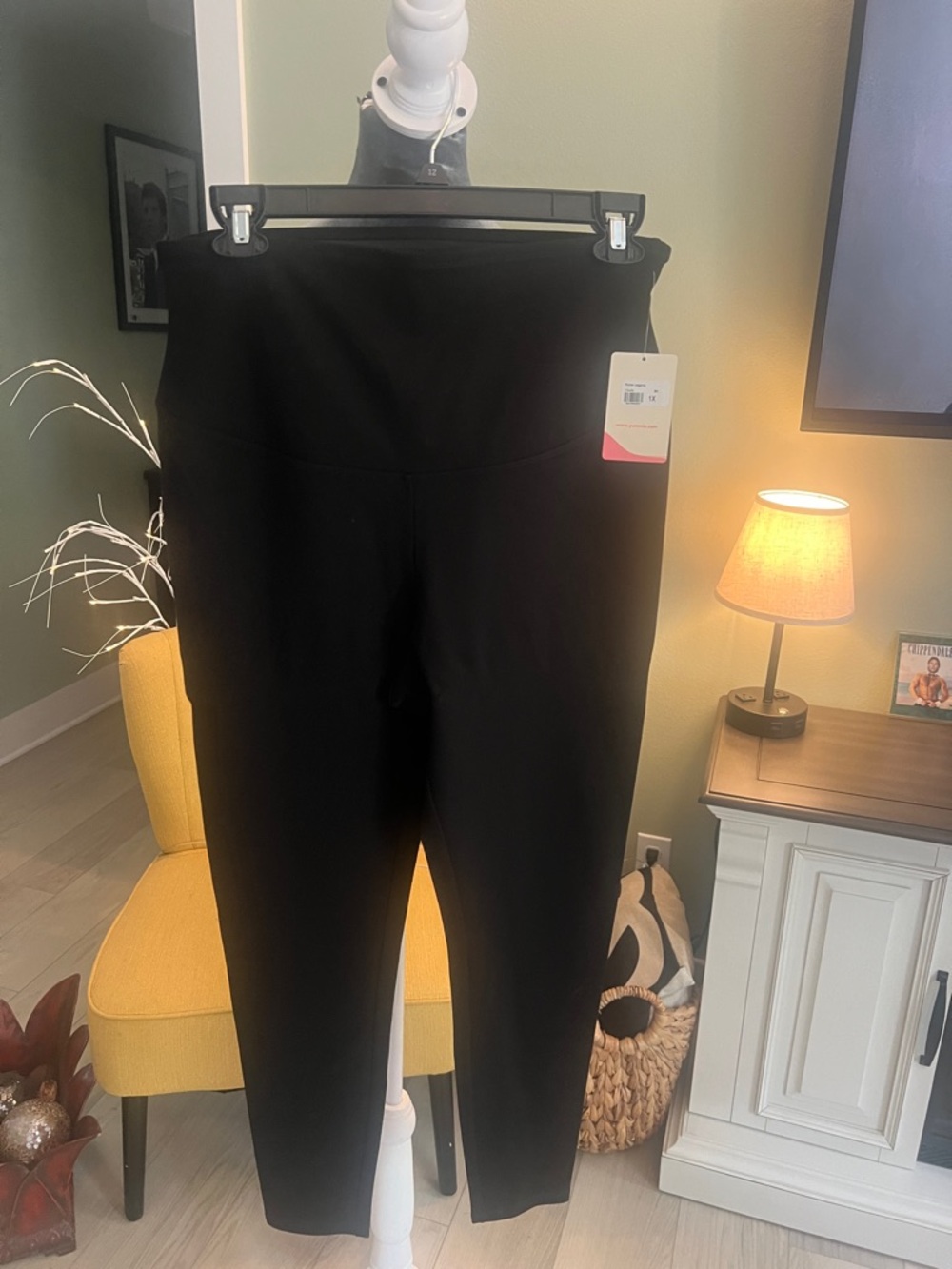 Yummie by Heather Thomson Black High-Waist Leggings
